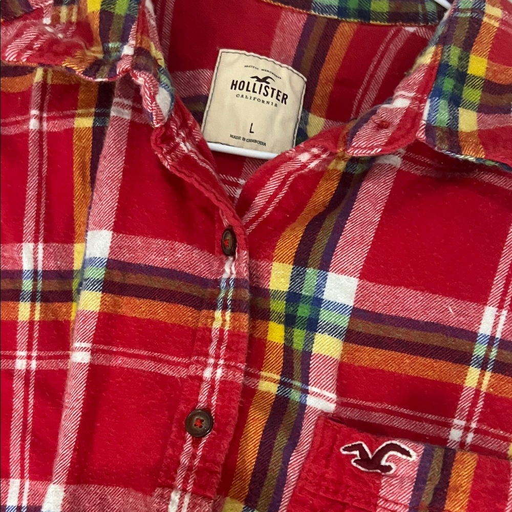 Hollister Multicolor Plaid Shirt - Picture 2 of 4